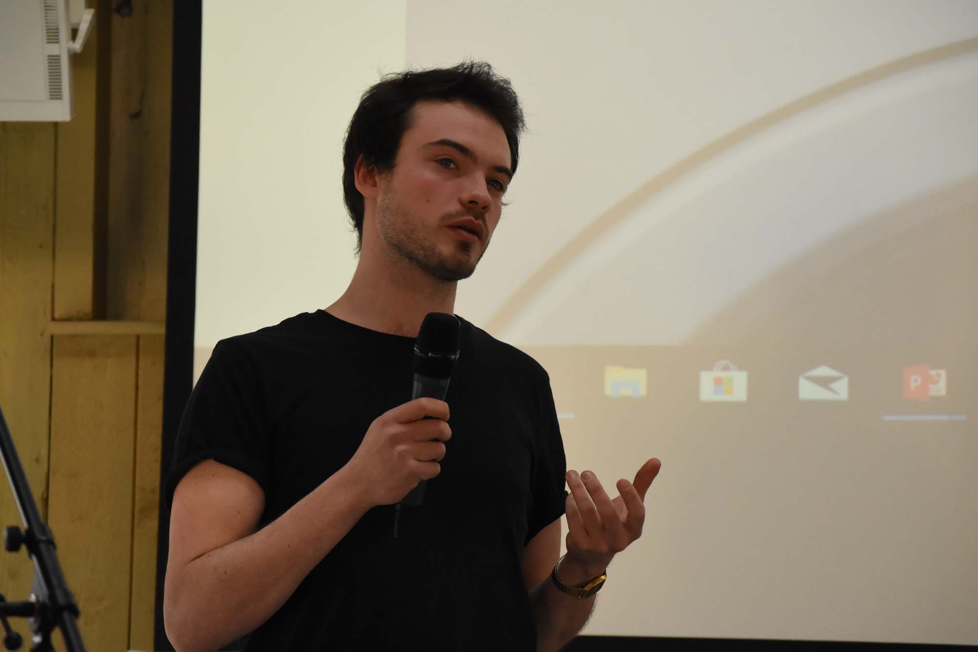 Olivier Brückner spricht über sein Start-up blokdots